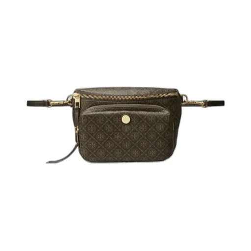 T Monogram Coated Canvas Mini Belt Bag