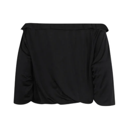Ruffled Drawstring Top