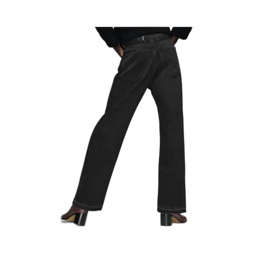 Logo Detailed Straight-Leg Jeans