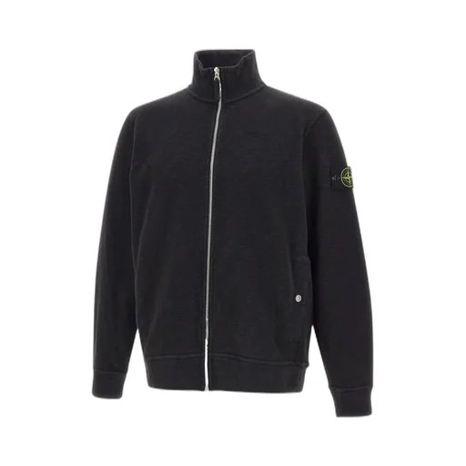 Logo Patch Zipped Sweatshirt