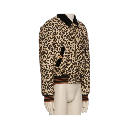 Bomber Jacket In Wool Drape With Vgold On Side Pockets