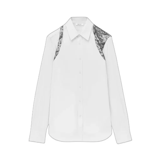 Floral Lace Harness Shirt