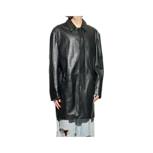 Short Leather Coat