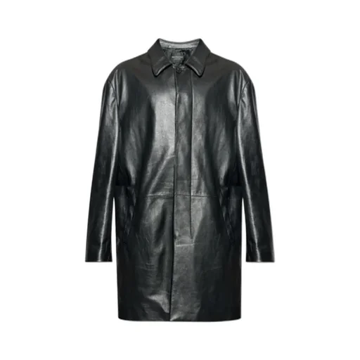 Short Leather Coat