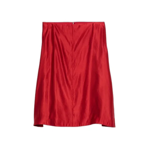 Satin Midi Skirt