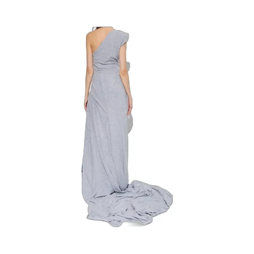 Icon Printed One-Shoulder Dress