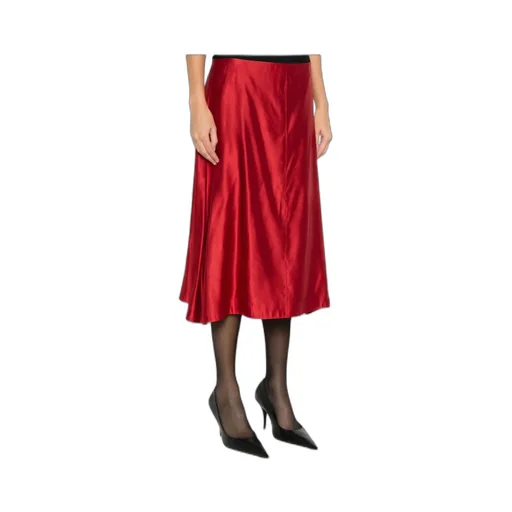 Satin Midi Skirt