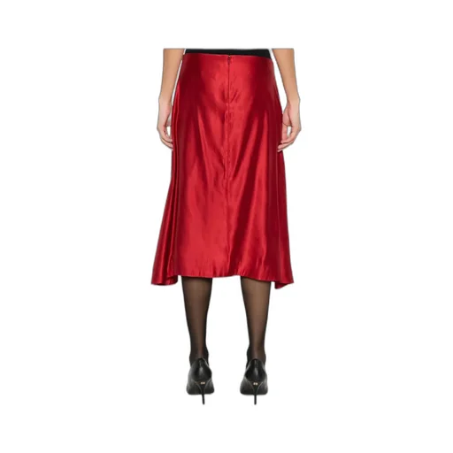 Satin Midi Skirt