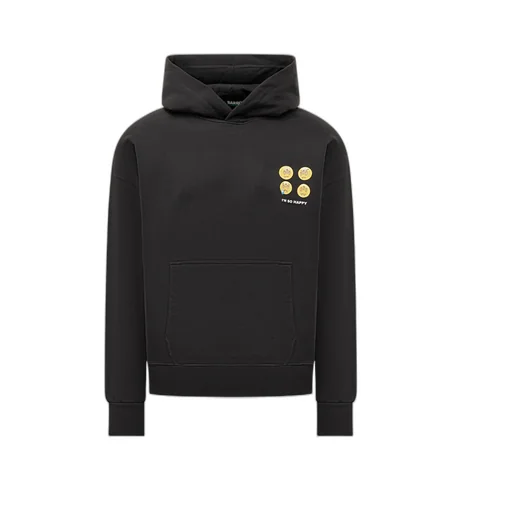 Graphic Printed Drawstring Hoodie