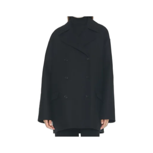 Double-Breasted Pocket Coat