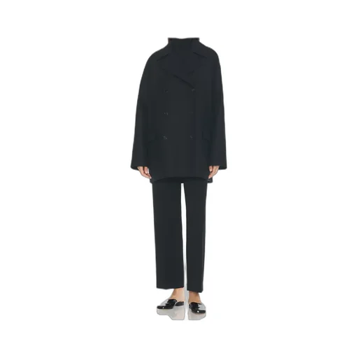 Double-Breasted Pocket Coat
