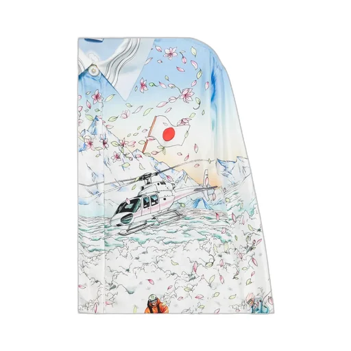 Printed Long-Sleeve Shirt
