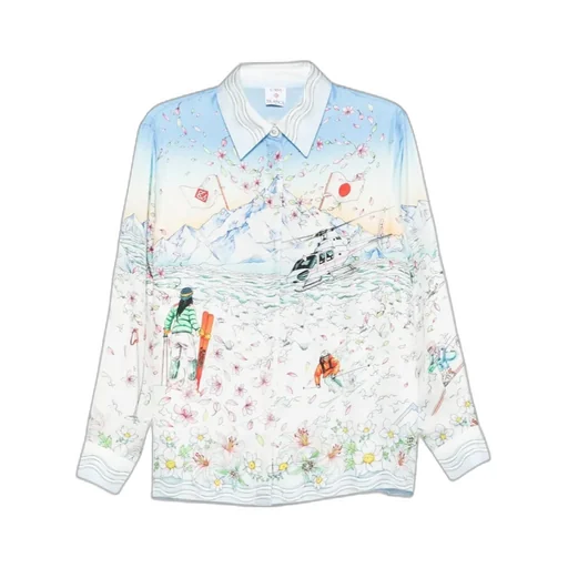 Printed Long-Sleeve Shirt