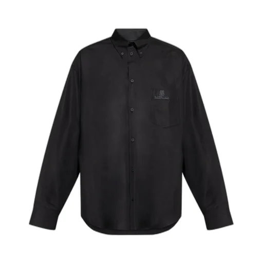 Bb Logo Embroidered Long-Sleeved Shirt