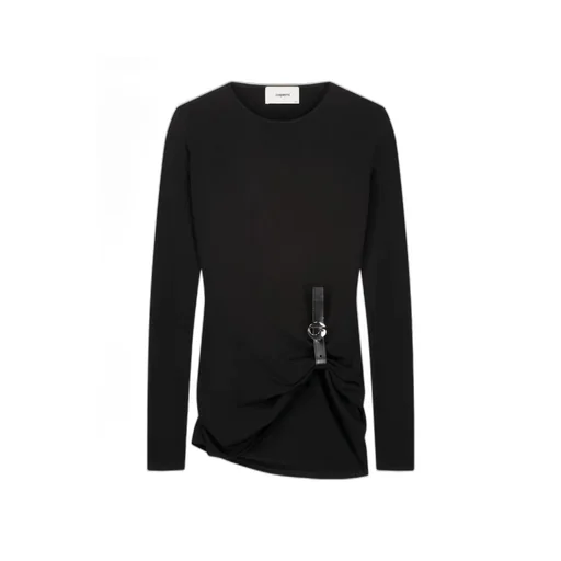 Round-Neck Embellished T-Shirt