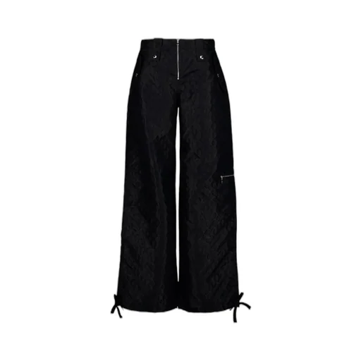 Monogram Wide-Leg Pants
