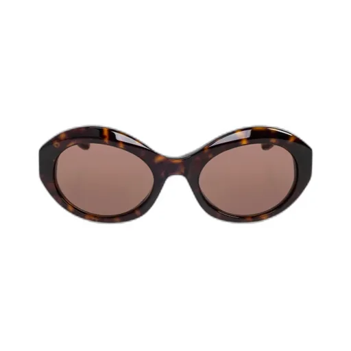 Oval-Frame Sunglasses