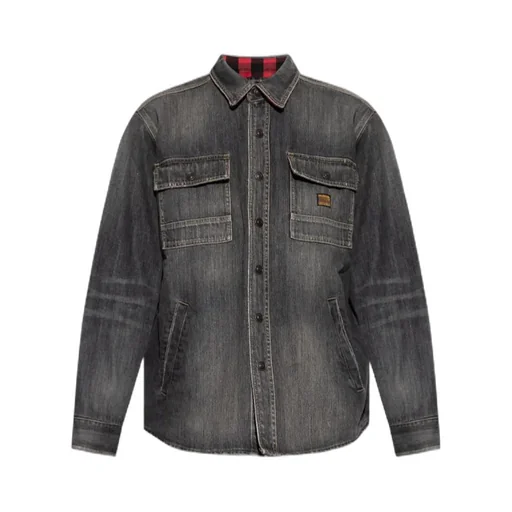Collared Denim Shirt