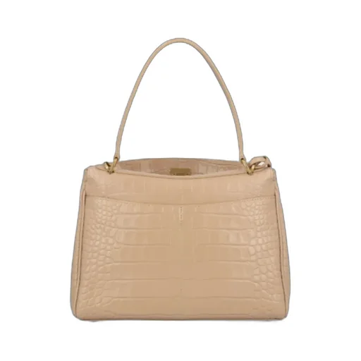 Rodeo Crocodile-Embossed Shoulder Bag