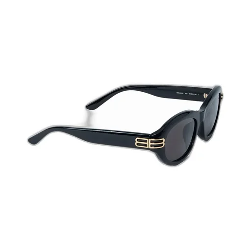 Oval-Frame Logo Sunglasses