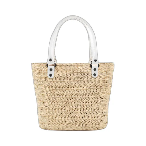 Le Cagole Raffia Basket Bag