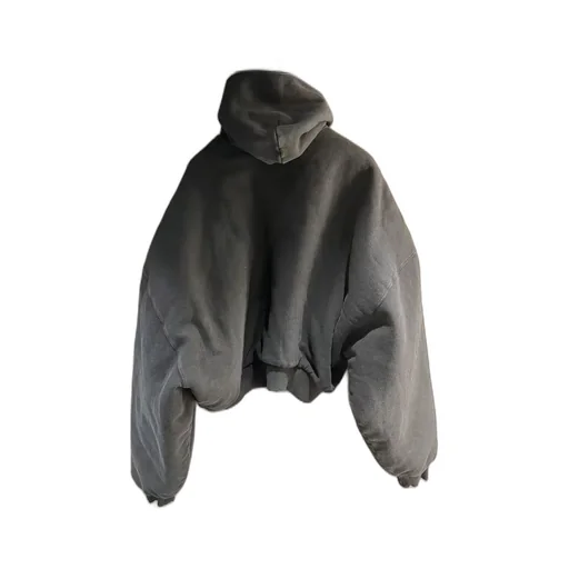 Sprayed Effect Zipped Hoodie