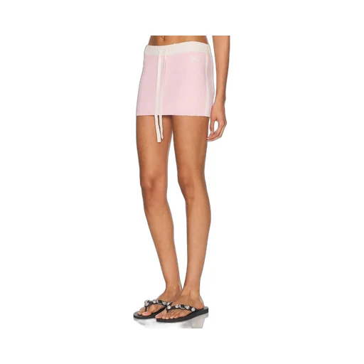 Logo-Embroidered Mini Skirt
