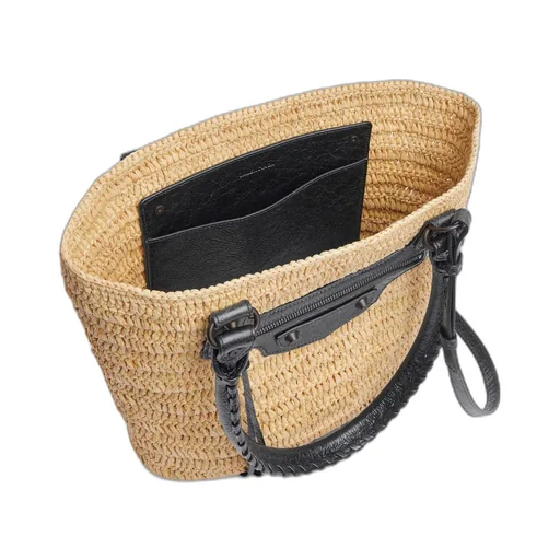 Le Cagole Raffia Basket Bag