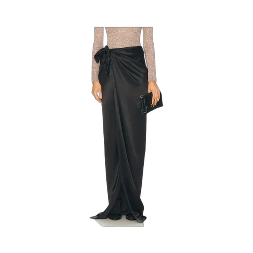 Tie-Detailed Wrap Skirt