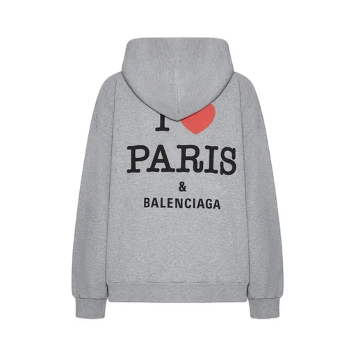I Love Paris Zipped Hoodie