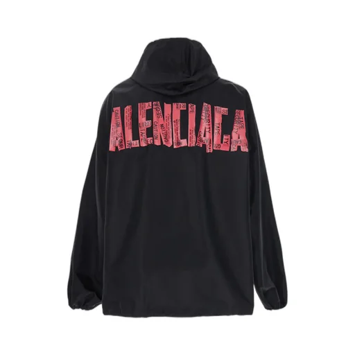 Logo-Tape Windbreaker Jacket