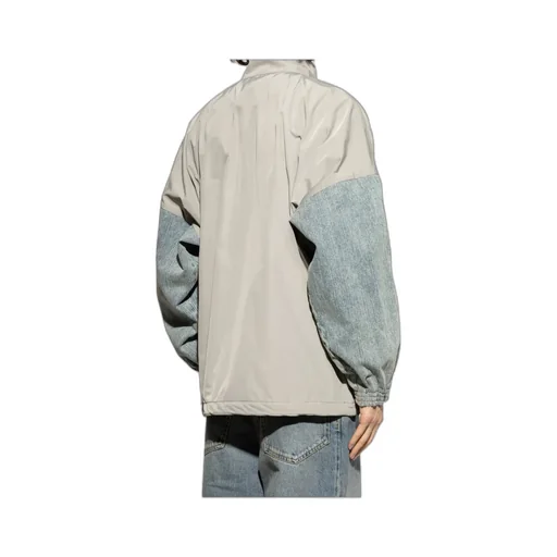 Logo Printed Zipped Jacket