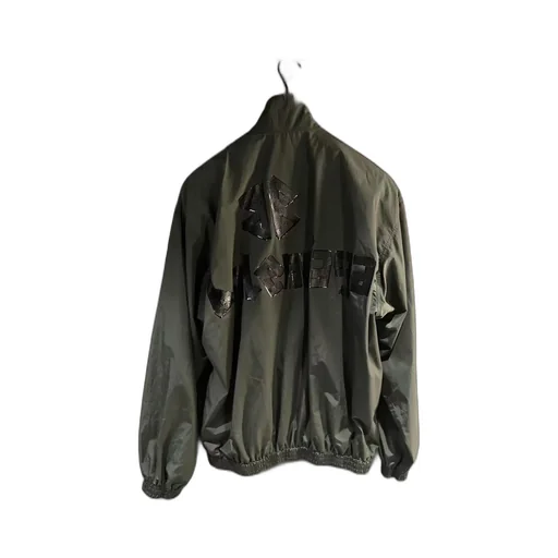 Tape Logo High-Neck Jacket