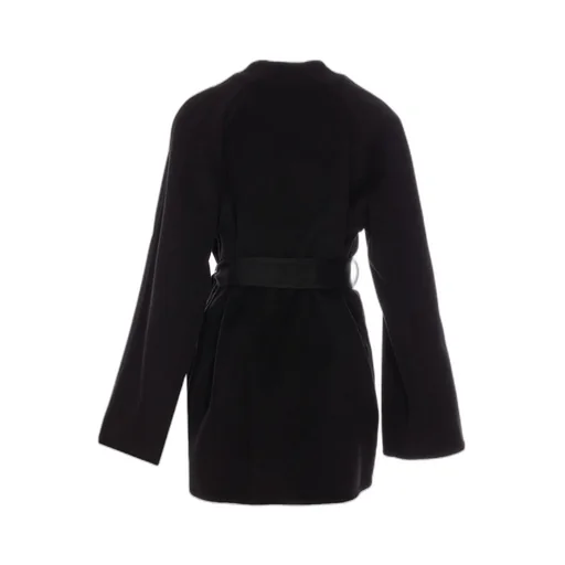 V-Neck Tied-Waist Coat