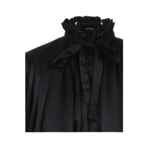Lace-Up Back Blouse