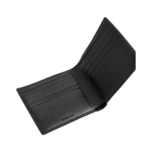 Logo Detailed Cash Square Folded Wallet