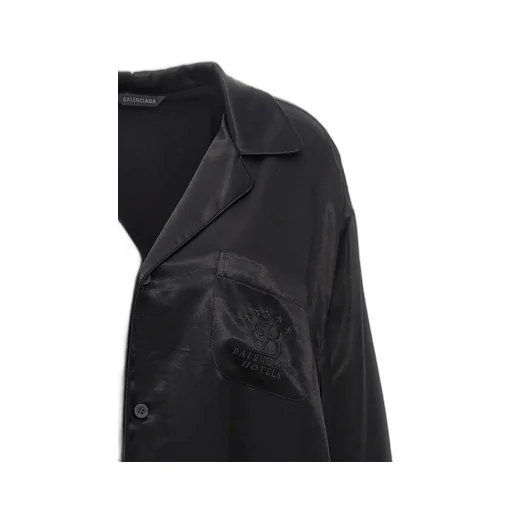 Logo Embroidered Long-Sleeve Shirt