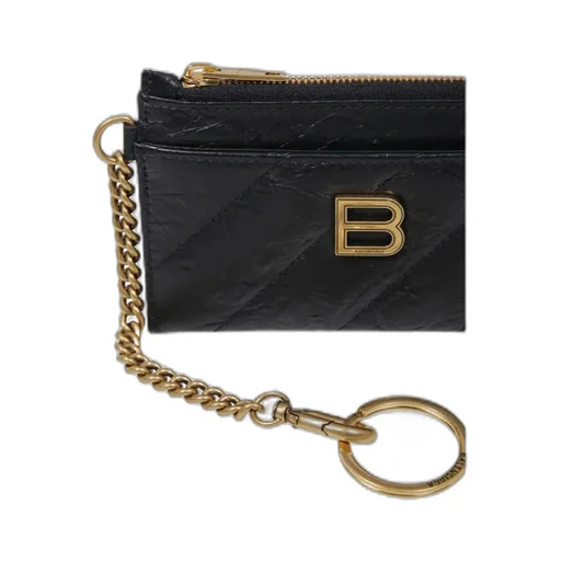 Logo Plaque Zipped Cardholder