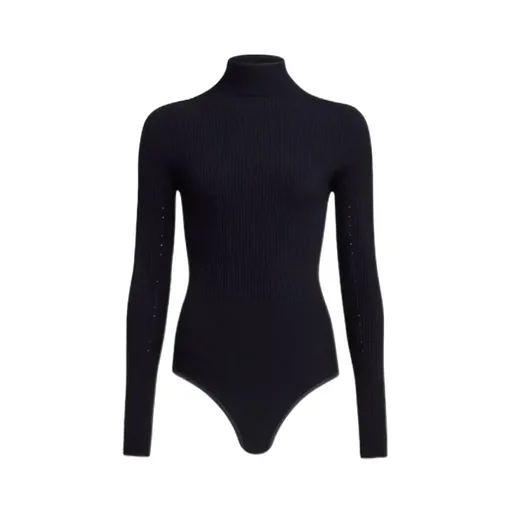 Ribbed Knitted Bodysuit