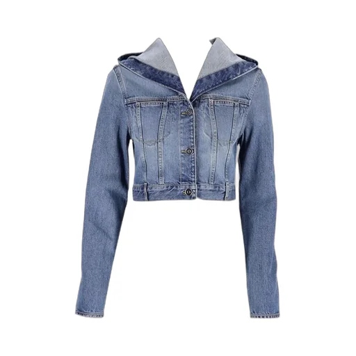 Denim Hooded Jacket