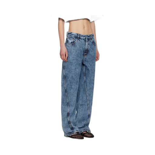 Twisted Straight Cut Jeans