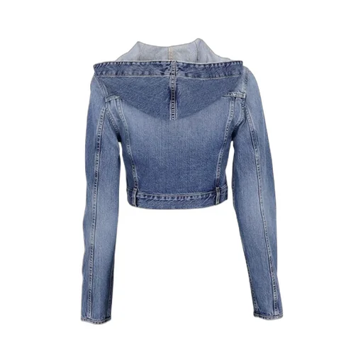 Denim Hooded Jacket