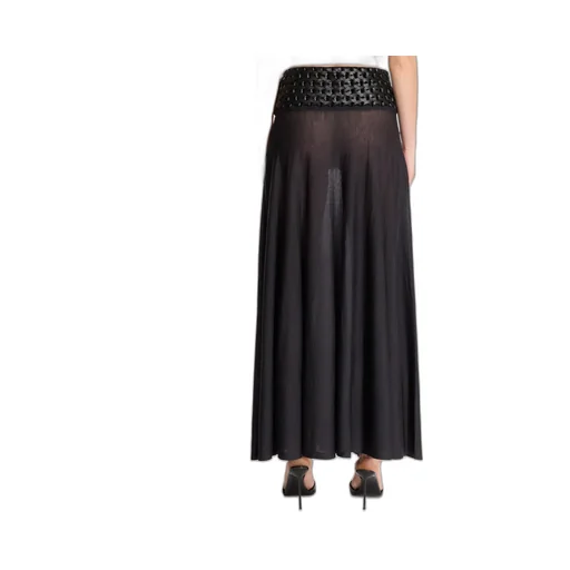 Long Thin Knitted Skirt