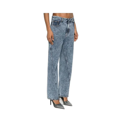 Twisted Straight Cut Jeans
