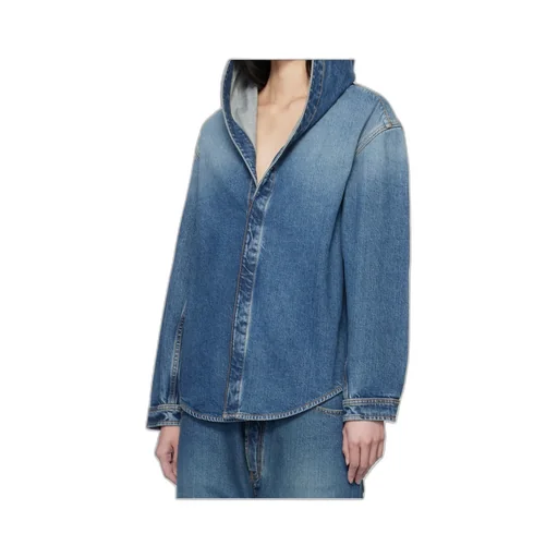 Hooded Denim Coat