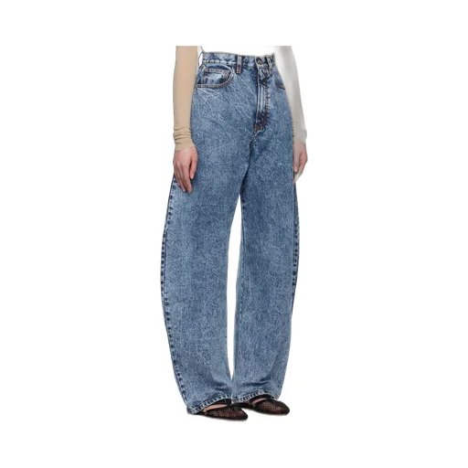 Snow Denim Round Jeans