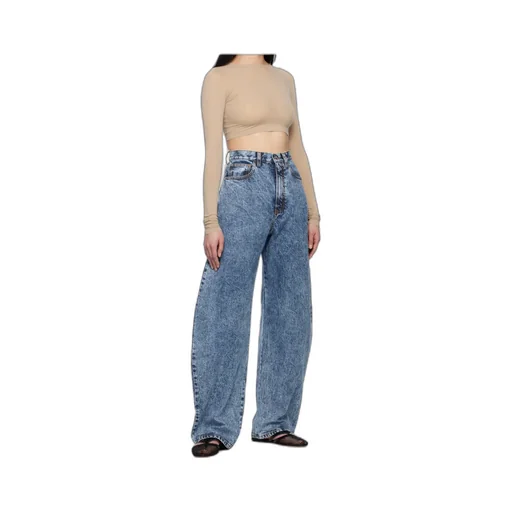 Snow Denim Round Jeans