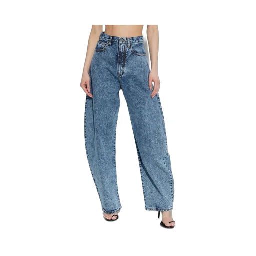 Snow Denim Round Jeans