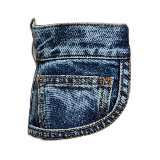 Snow Denim Round Jeans
