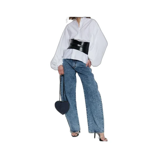 Snow Denim Round Jeans